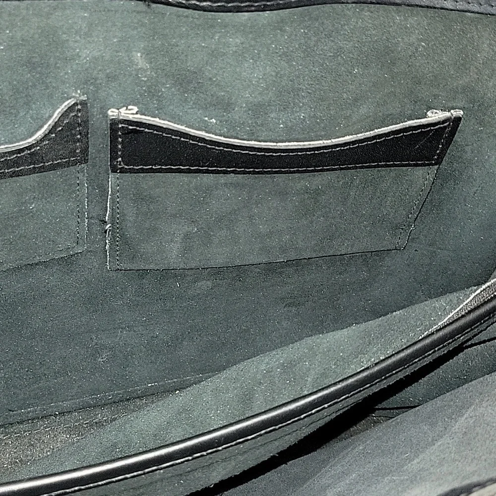 Vintage Hartmann Black Leather Briefcase